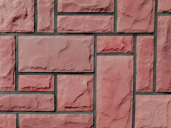 
    Фасадная плитка Дворцовый камень Красный в Липецке
